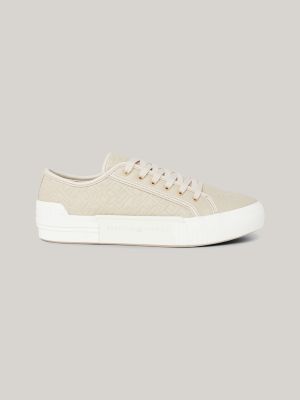 Tommy hilfiger leather sneakers sale