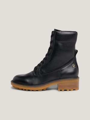 Leather Lace-Up Boot | Tommy Hilfiger USA