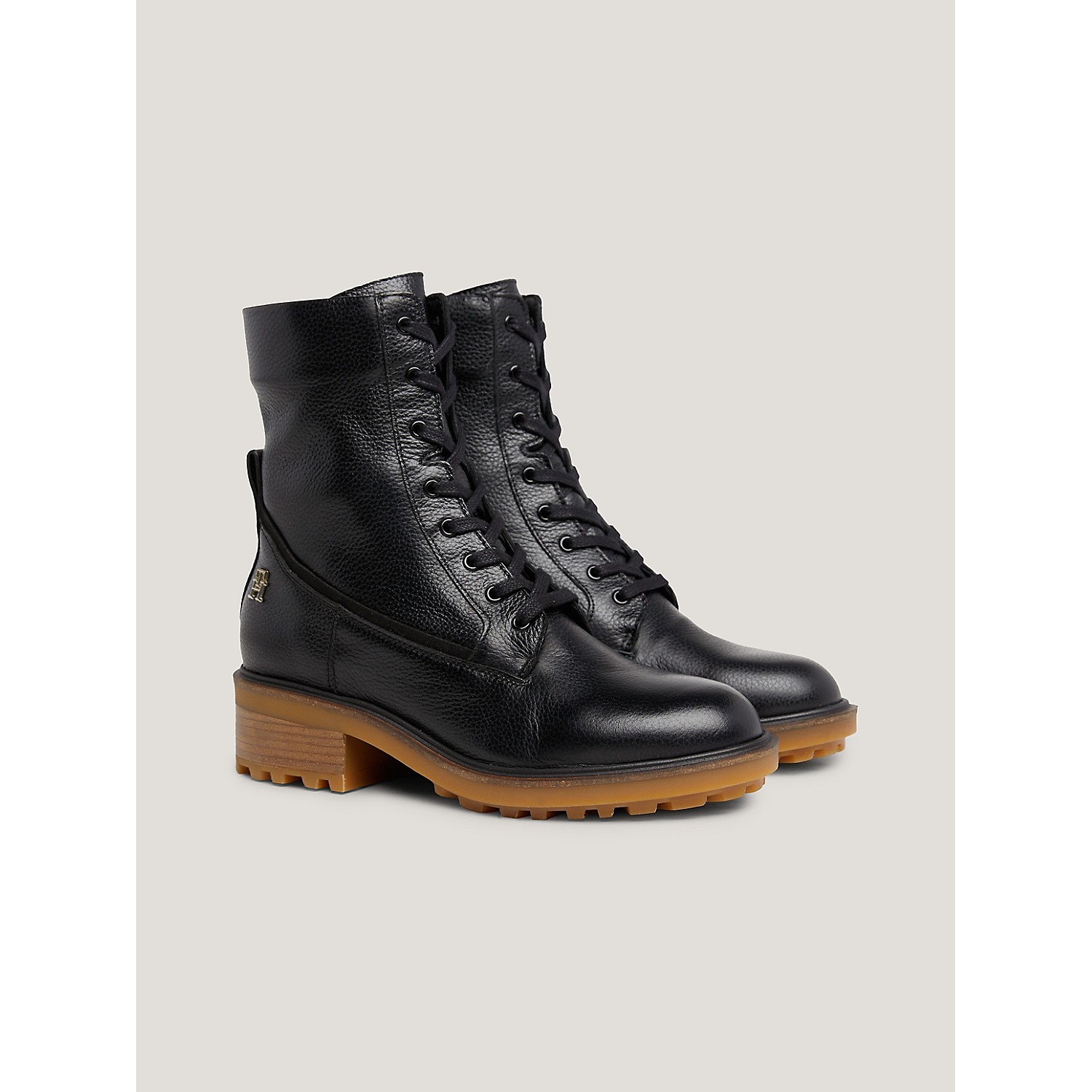TOMMY HILFIGER Leather Lace-Up Boot