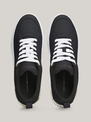 Monogram Luxe Leather Cupsole Sneaker | Tommy Hilfiger