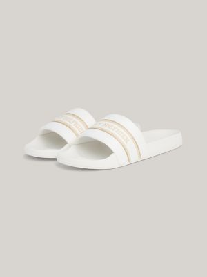 White tommy hot sale slides