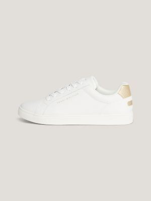 Gold Tipped Leather Sneaker | Tommy Hilfiger
