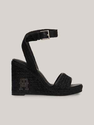 Tommy hilfiger raffia store wedge