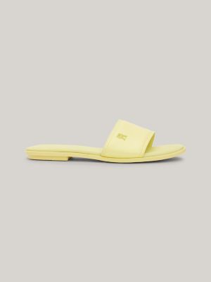 Tommy hilfiger best sale yellow slides