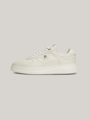 ★ ★ TH Court Leather Sneakers White T52F1ARS0 Tommy Hilfiger Court Leather Sneakers | White | FARFETCH