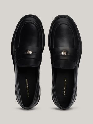 TH Logo Leather Penny Loafer | Tommy Hilfiger