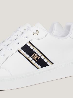 Monogram Webbing Leather Sneaker