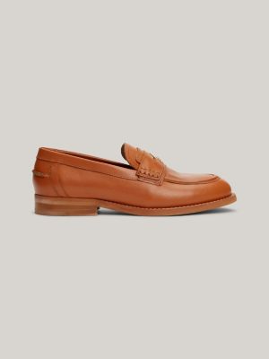 Logo Leather Loafers