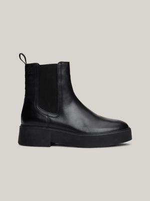 Monogram Leather Chelsea Boot Tommy Hilfiger