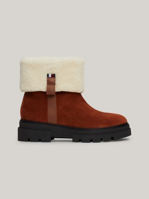 Tommy Hilfiger Womens Suede Leather Boots - Harper outlet