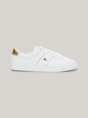 Logo Court Sneaker, White