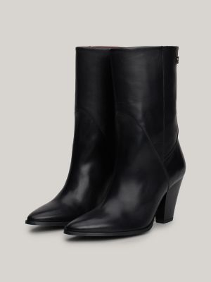 【 】Leather Heeled Cowboy Boot 海外限定 Leather Heeled Cowboy Boot | Tommy Hilfiger USA