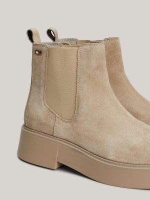Tonal Suede Chunky Chelsea Boot Tommy Hilfiger Canada