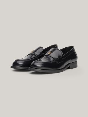 Monogram Leather Loafer, Black
