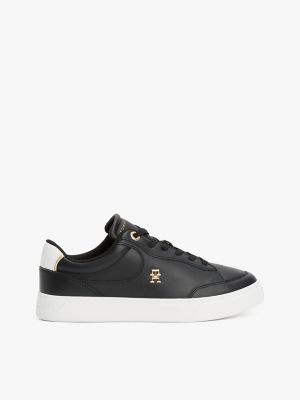 Tommy hilfiger corporate leather low sneaker sales