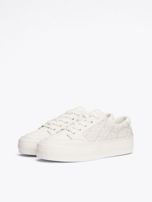 【新品未使用】 stina authentic white typeH （M） Nova - White Chunky Leather Sneakers | Stinaa.J Official Store