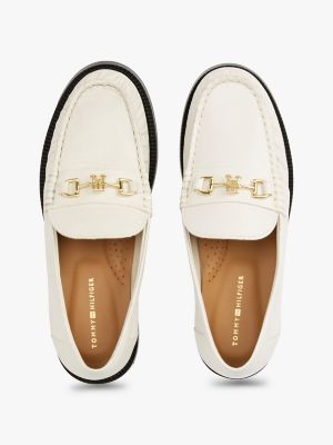 Logo Horsebit Leather Loafers | Tommy Hilfiger USA