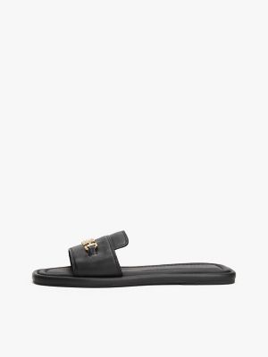 Monogram Horsebit Leather Sandal | Tommy Hilfiger