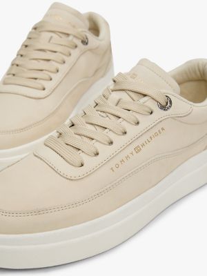 Nubuck Leather Platform Court Sneaker | Tommy Hilfiger