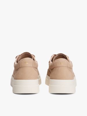 Nubuck Leather Platform Court Sneaker | Tommy Hilfiger