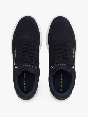 Nubuck Leather Platform Court Sneaker | Tommy Hilfiger