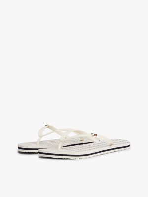 Nautical Chain Print Flip-Flop, Ivory
