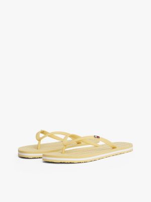Nautical Chain Print Flip-Flop, Meringue