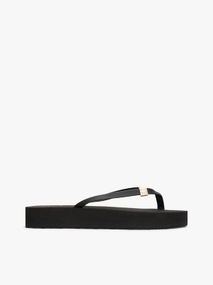 Platform Flip-Flop, Black