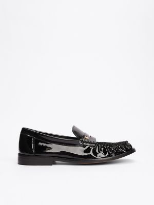 Monogram Leather Loafer, Black