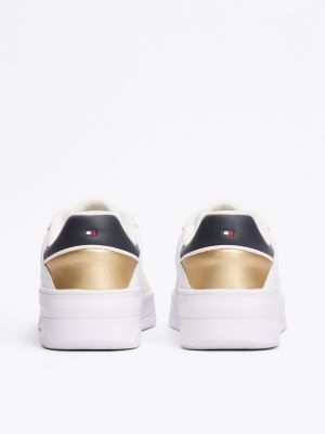 Flag Emblem Metallic Sneaker