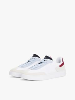 Suede Heritage Sneaker — White/Breezy Blue 2