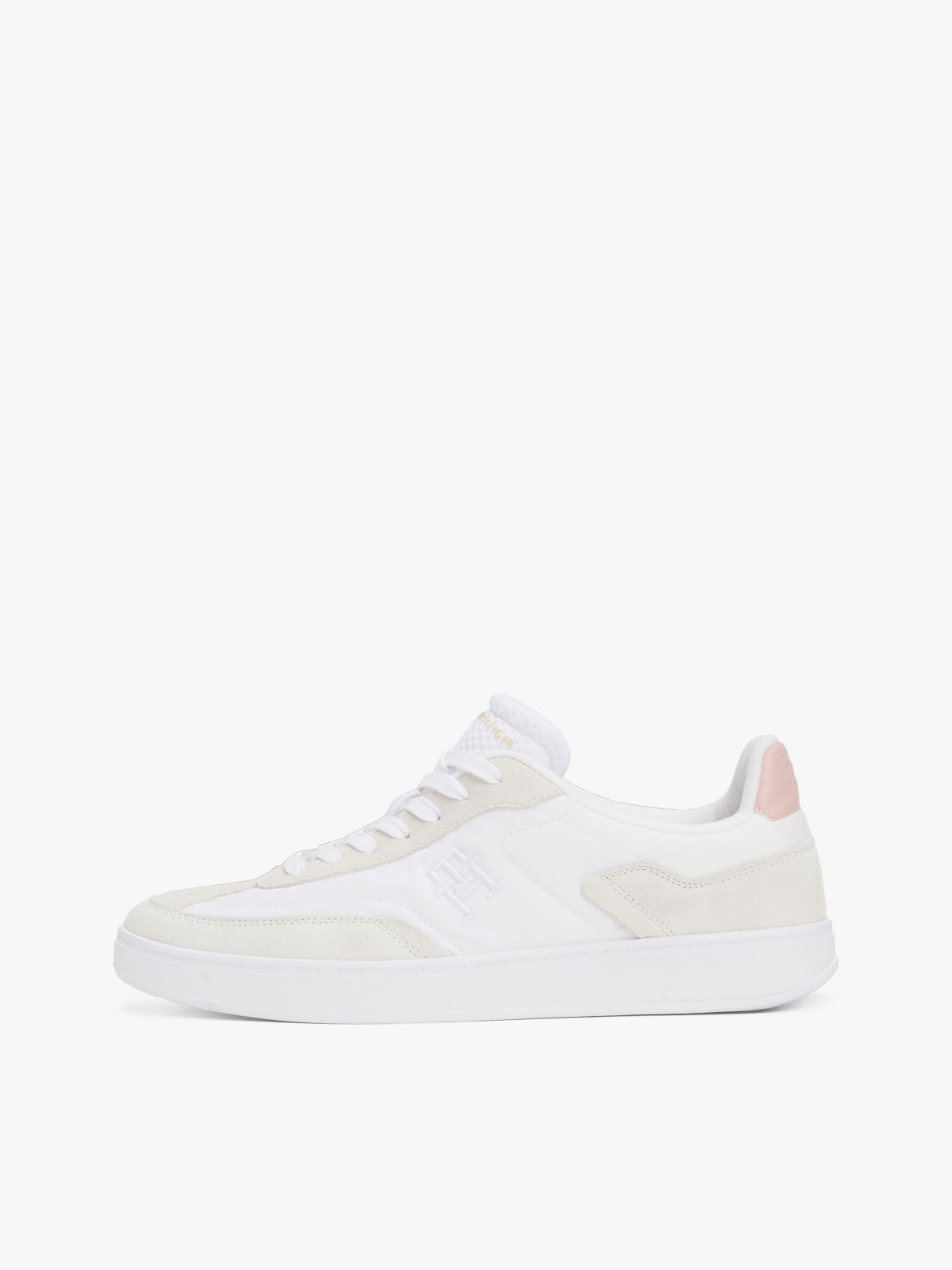 Suede Heritage Sneaker — White