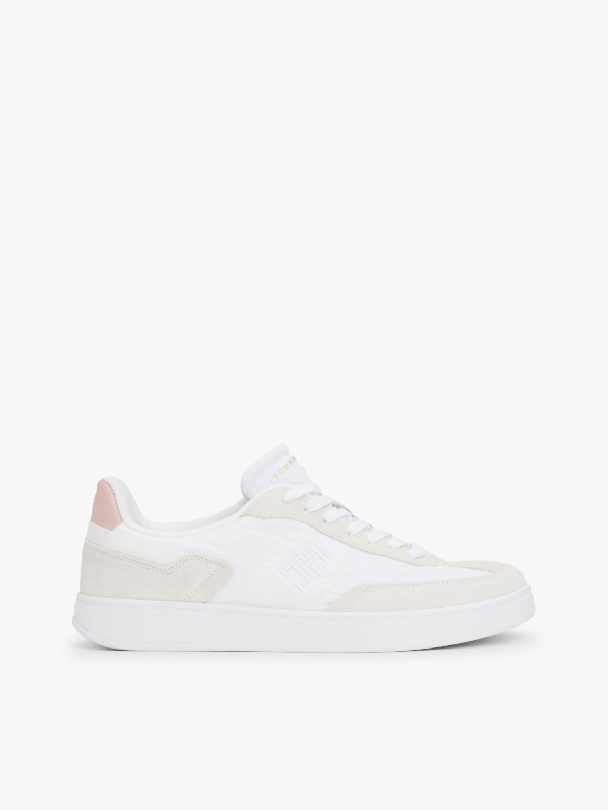 Suede Heritage Sneaker — White