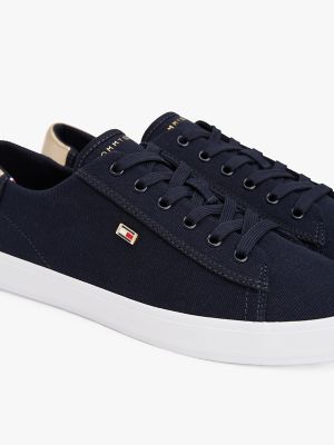Metallic Heel Canvas Sneaker | Tommy Hilfiger USA