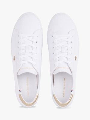 Metallic Heel Canvas Sneaker | Tommy Hilfiger