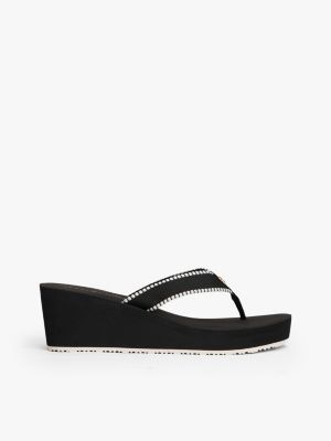 Wedge Flip-Flop, Black