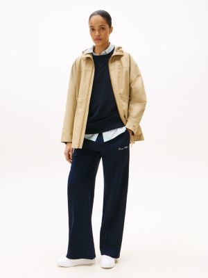 Женские кроссовки Tommy Hilfiger Metallic Accent Leather Court, цвет: Белый / Золотой — фото 8