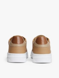 Smooth Leather Cupsole Sneaker — Coastal Taupe 4