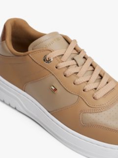 Smooth Leather Cupsole Sneaker — Coastal Taupe 6