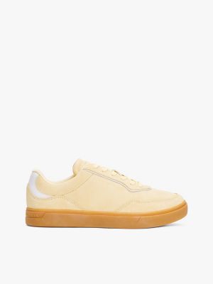 Suede Hilfiger Logo Sneaker, Frozen Custard