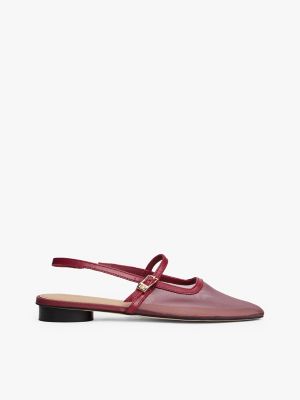 Mesh Slingback, Rouge