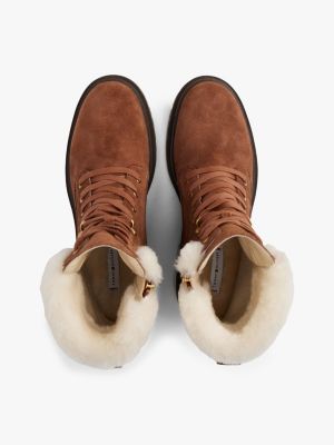 Suede Leather lace up Tommy Hilfiger FW08999_GQS_main main image 4