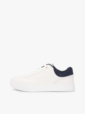 Leather Mix Cupsole Sneaker | Tommy Hilfiger