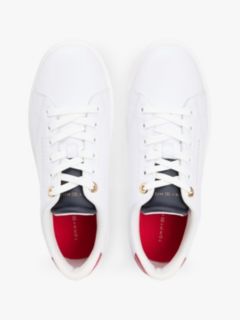 Leather Cupsole Sneaker — Red / White / Blue 3