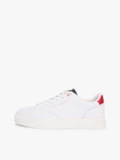 Leather Cupsole Sneaker — Red / White / Blue 7