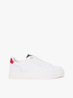 Leather Cupsole Sneaker — Red / White / Blue 1