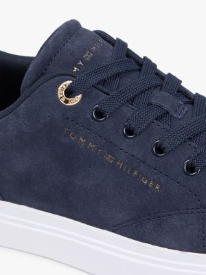 Женские кроссовки Tommy Hilfiger Suede Cupsole, цвет: Космический синий — фото 6