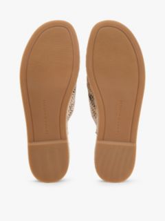 Raffia Espadrille Slide Sandal — Natural/Black 5
