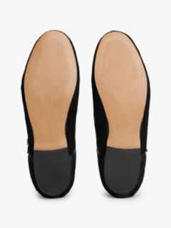 Calf Hair Leather Mary Jane Flat — Black 5