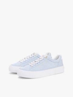 Canvas Platform Sneaker — Breezy Blue 2